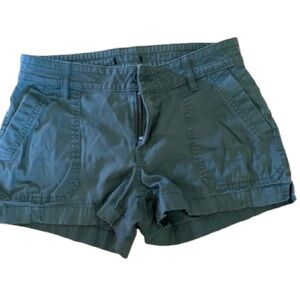 Prana Women's Dark Olive High-Rise Utility Shorts